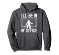 My Office Field Hockey Goalkeeper Hoodie - Minimalist Print for Adults - T-Shirt, Sweatshirt, Hoodie