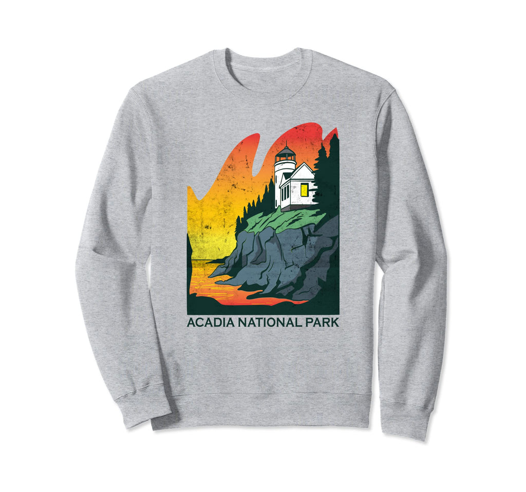 Acadia National Park Maine Sweatshirt - Trendy Graphic for Adults - T-Shirt, Sweatshirt, Hoodie