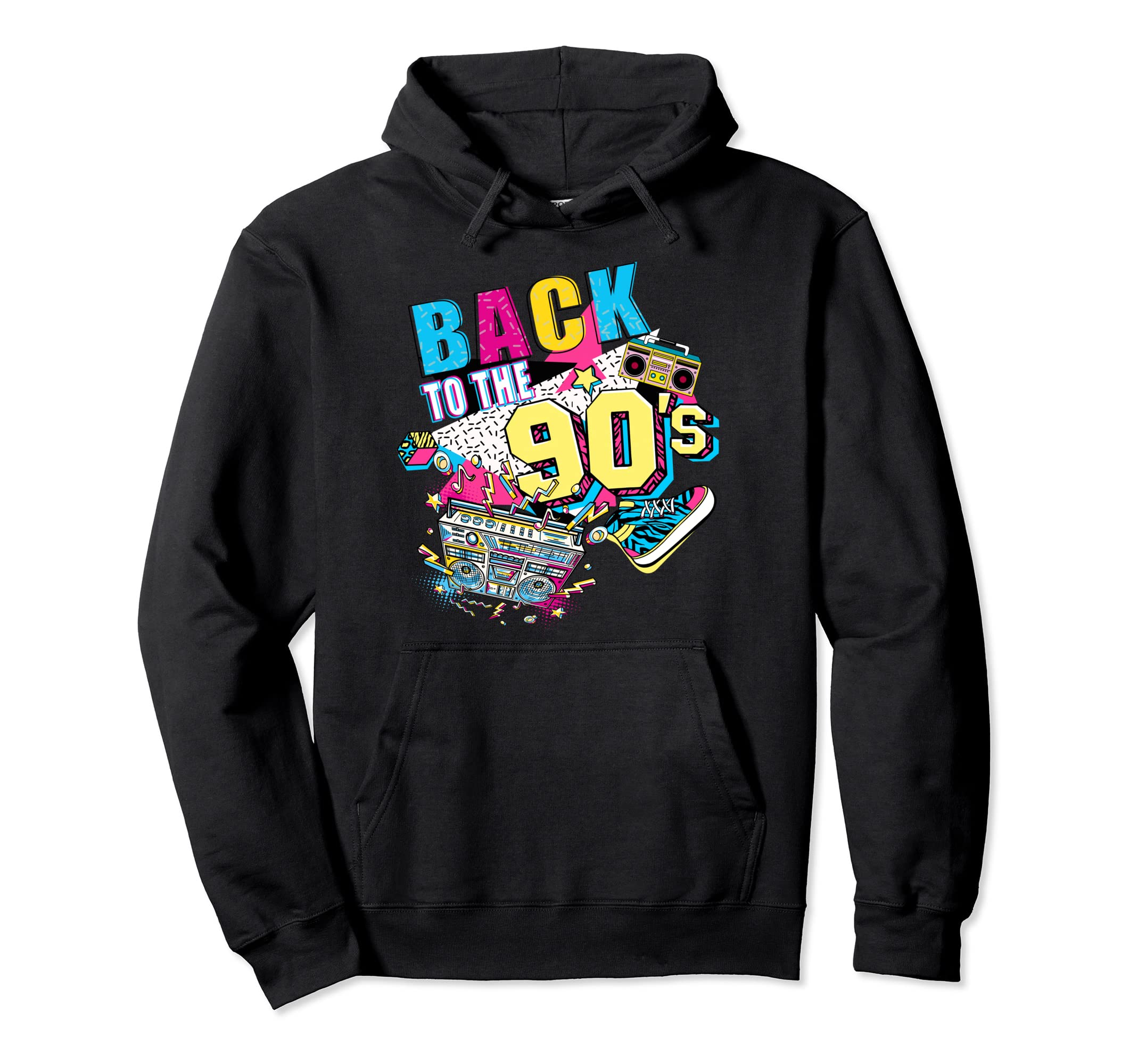 Back To 90S Costume Party Cassette Tape Hoodie - Trendy Graphic Unisex - T-Shirt, Sweatshirt, Hoodie