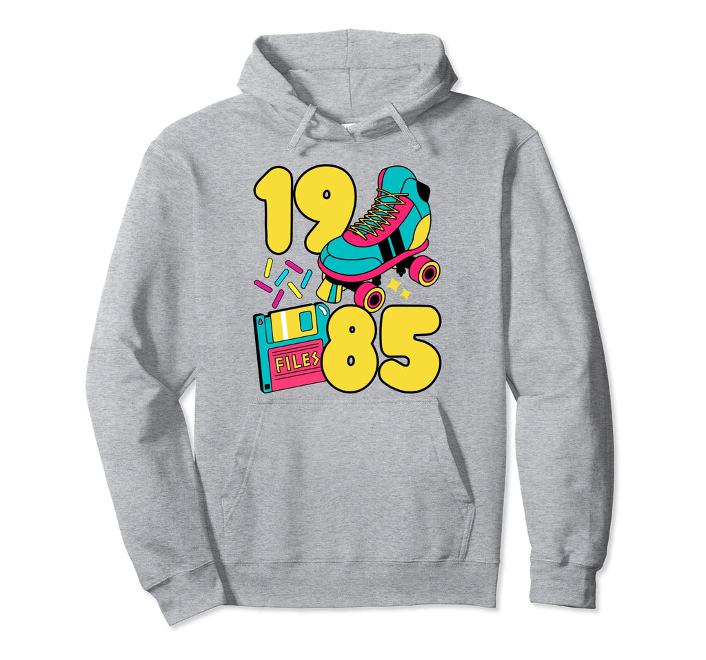 1985 Slow Tec 80S Candy Roller Hoodie - Casual Everyday Wear for Adults - T-Shirt, Sweatshirt, Hoodie
