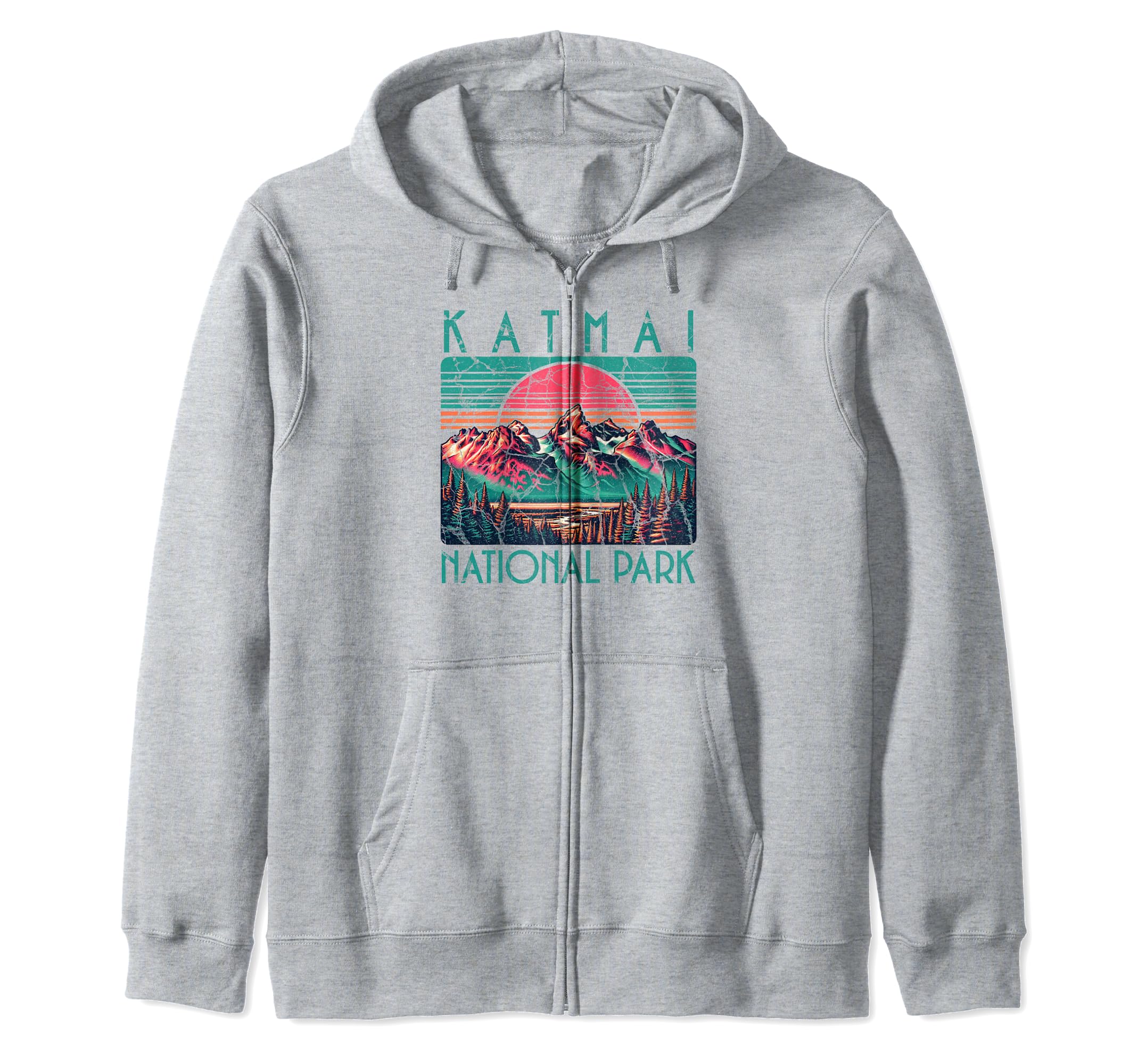 Katmai National Park Alaska Usa Outdoor Hoodie - Novelty Apparel Men Women - T-Shirt, Sweatshirt, Hoodie