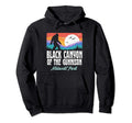 Bigfoot Black Canyon Gunnison National Hoodie - Trendy Graphic Men Women - T-Shirt, Sweatshirt, Hoodie