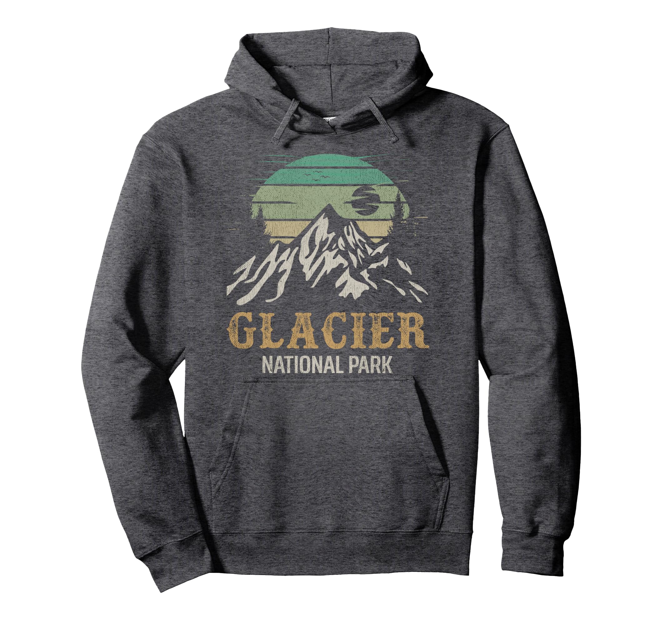 Glacier National Park Glacier Souvenirs Hoodie - Trendy Graphic Men Women - T-Shirt, Sweatshirt, Hoodie