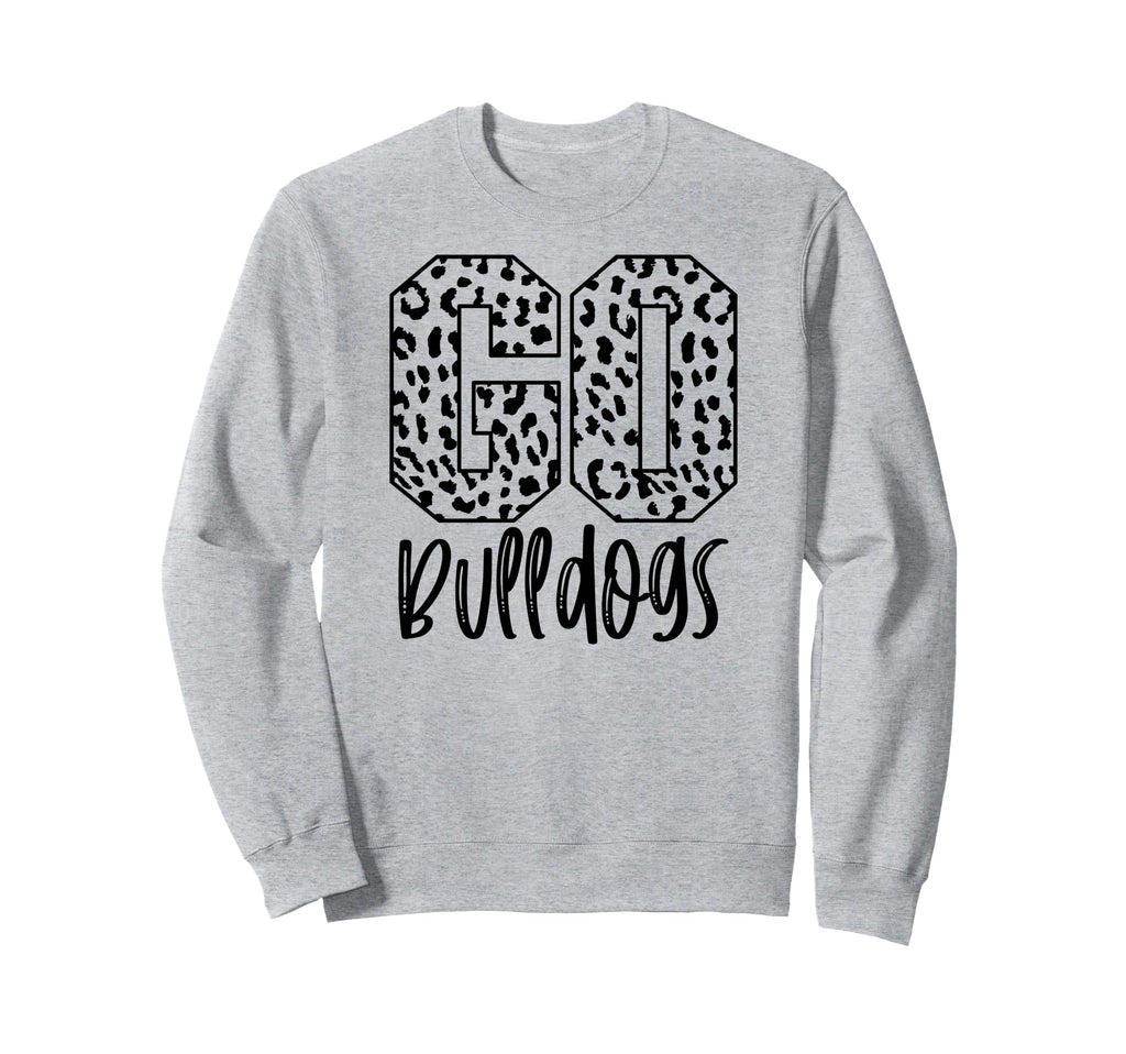 Bulldogs Team Mascot School Spirit Game Sweatshirt - Graphic Print Unisex - T-Shirt, Sweatshirt, Hoodie