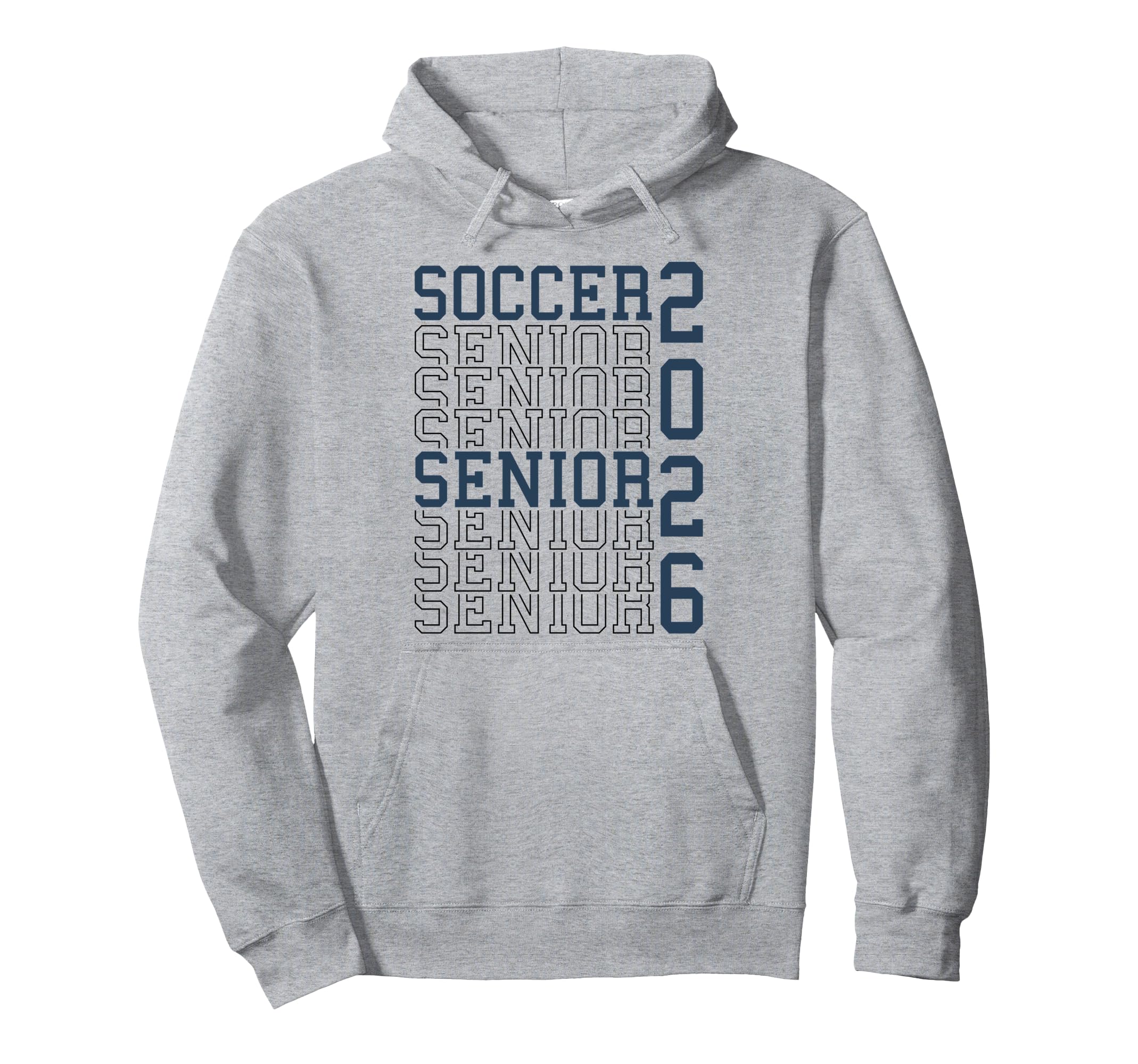 Soccer Senior Night Soccer Senior 2026 Hoodie - Graphic Print for Adults - T-Shirt, Sweatshirt, Hoodie