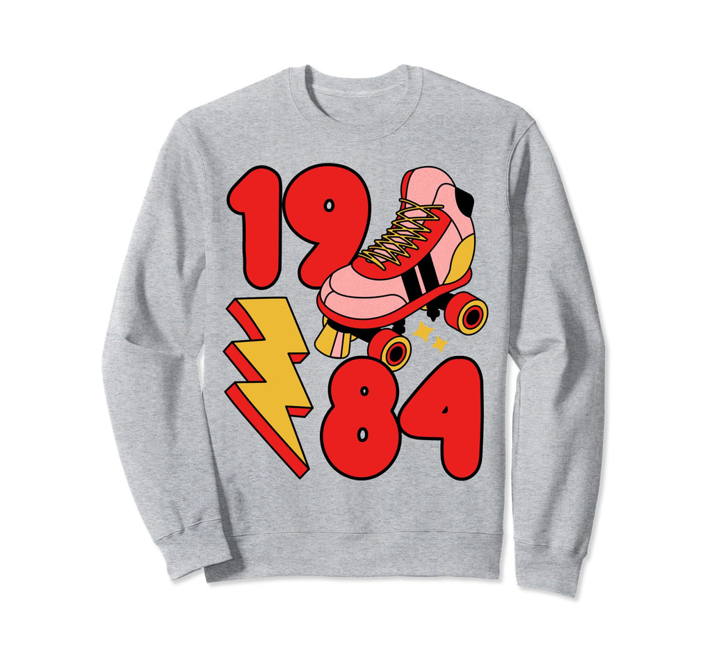 1984 Roller Skate 80S Nostalgia Sweatshirt - Casual Everyday Wear Unisex - T-Shirt, Sweatshirt, Hoodie