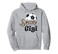 Soccer Gigi Leopard Funny Mothers Hoodie - Casual Everyday Wear Men Women - T-Shirt, Sweatshirt, Hoodie