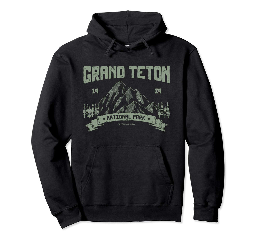 Grand Teton National Park Outdoor Hoodie - Streetwear Style for Adults - T-Shirt, Sweatshirt, Hoodie