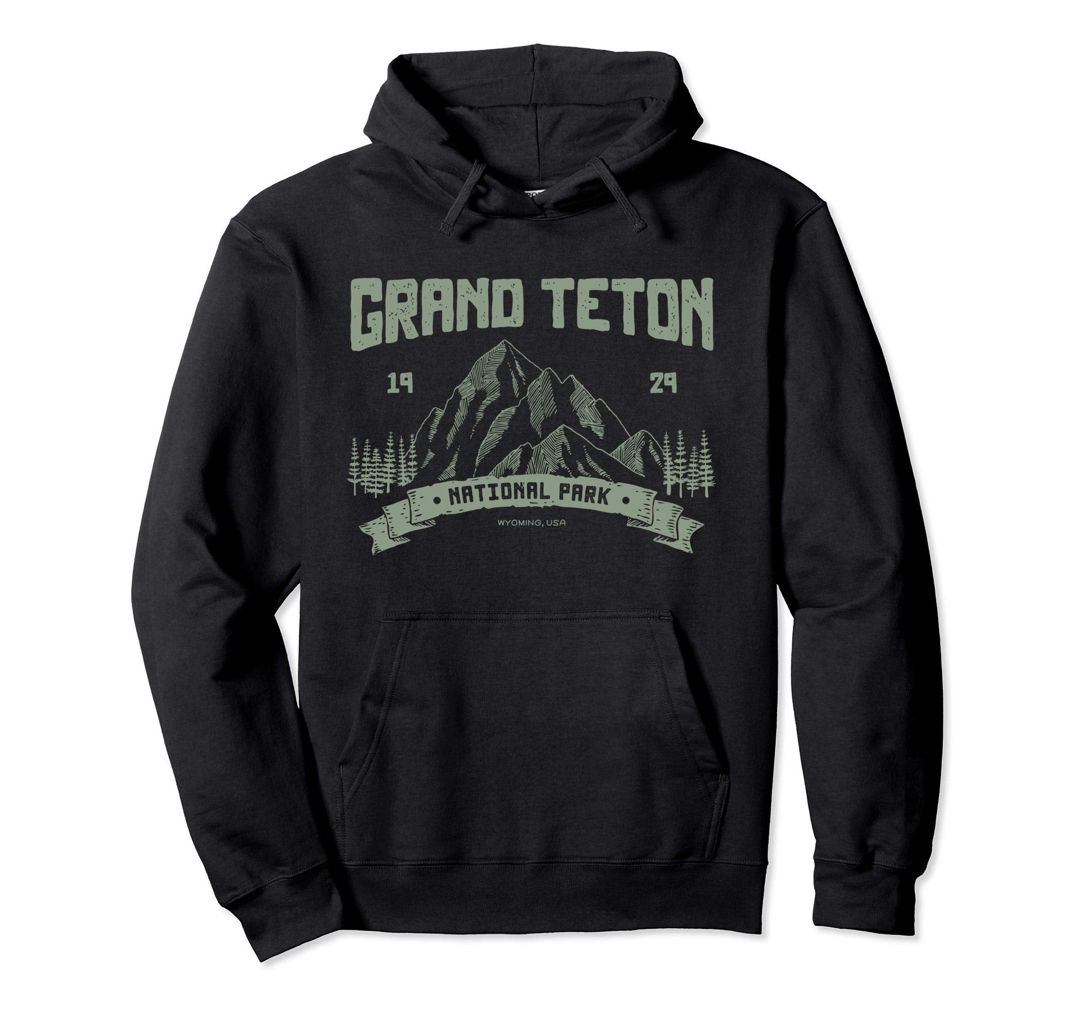 Grand Teton National Park Outdoor Hoodie - Streetwear Style for Adults - T-Shirt, Sweatshirt, Hoodie