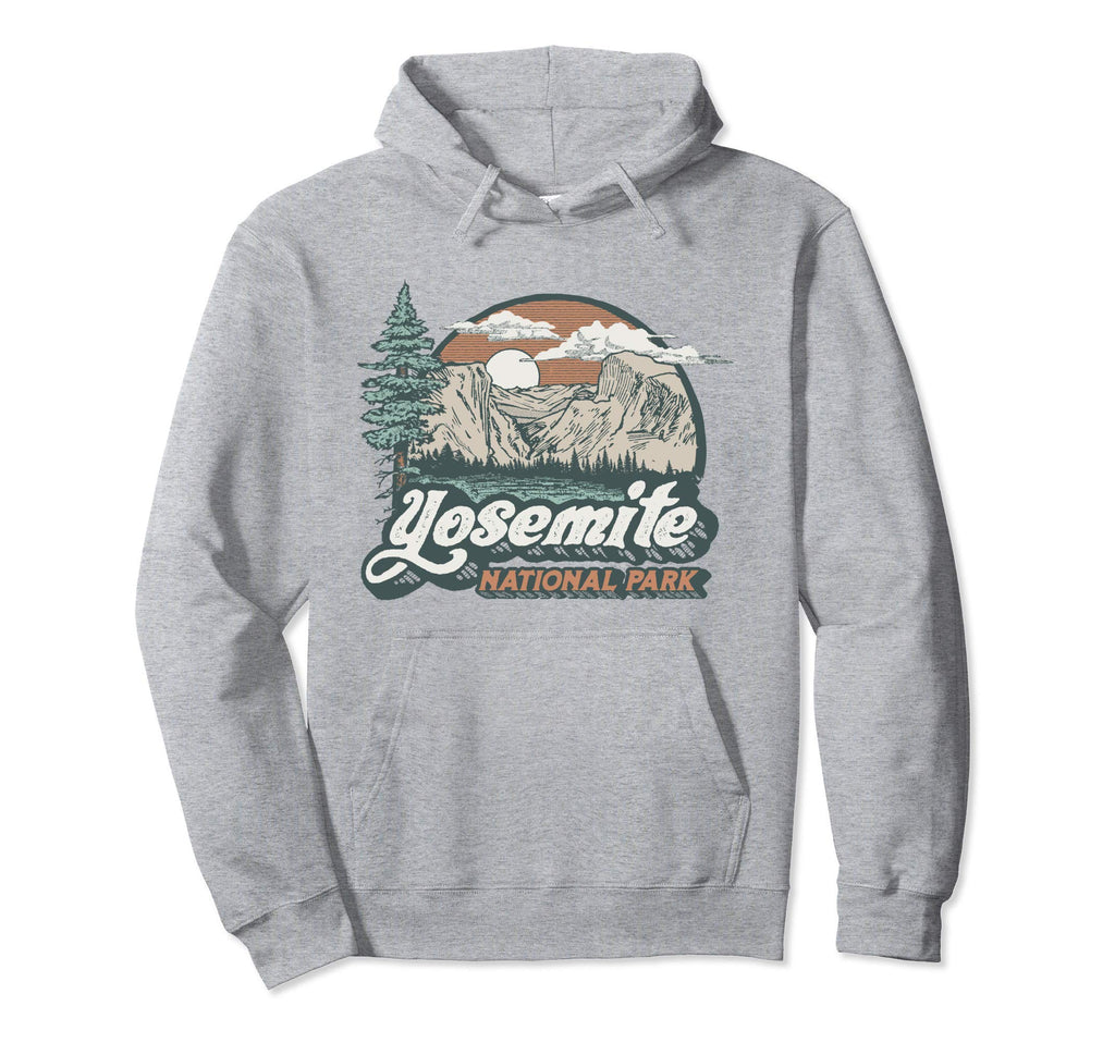 Yosemite National Park Eighties 80S Hoodie - Aesthetic Graphic for Adults - T-Shirt, Sweatshirt, Hoodie