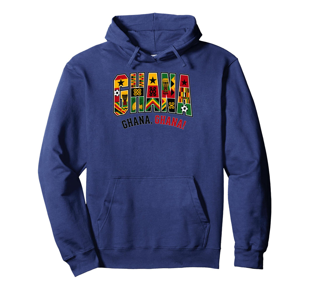 Ghana Soccer 2026 Ghanaian Fans Hoodie - Aesthetic Graphic Men Women - T-Shirt, Sweatshirt, Hoodie