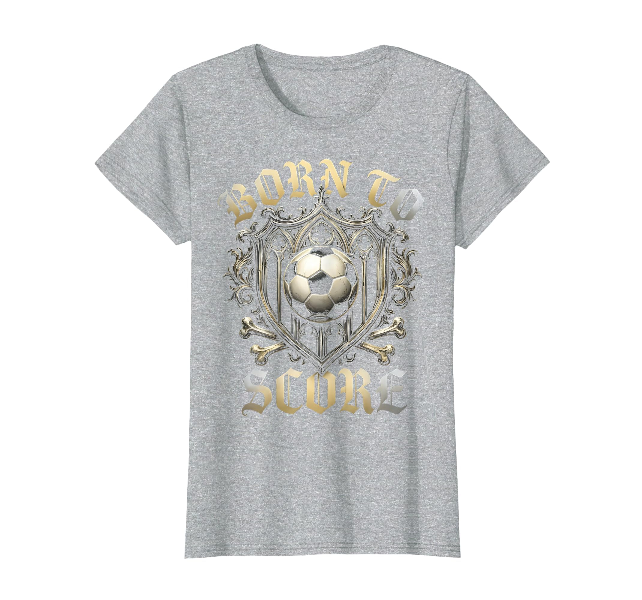 Born To Score Soccer T-Shirt - Custom Art Print for Adults - T-Shirt, Sweatshirt, Hoodie