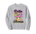 Rolling My Homies Roller Skate Sweatshirt - Custom Art Print Men Women - T-Shirt, Sweatshirt, Hoodie