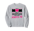 Soccer Players Mom Soccer Lover Sweatshirt - Graphic Print for Adults - T-Shirt, Sweatshirt, Hoodie