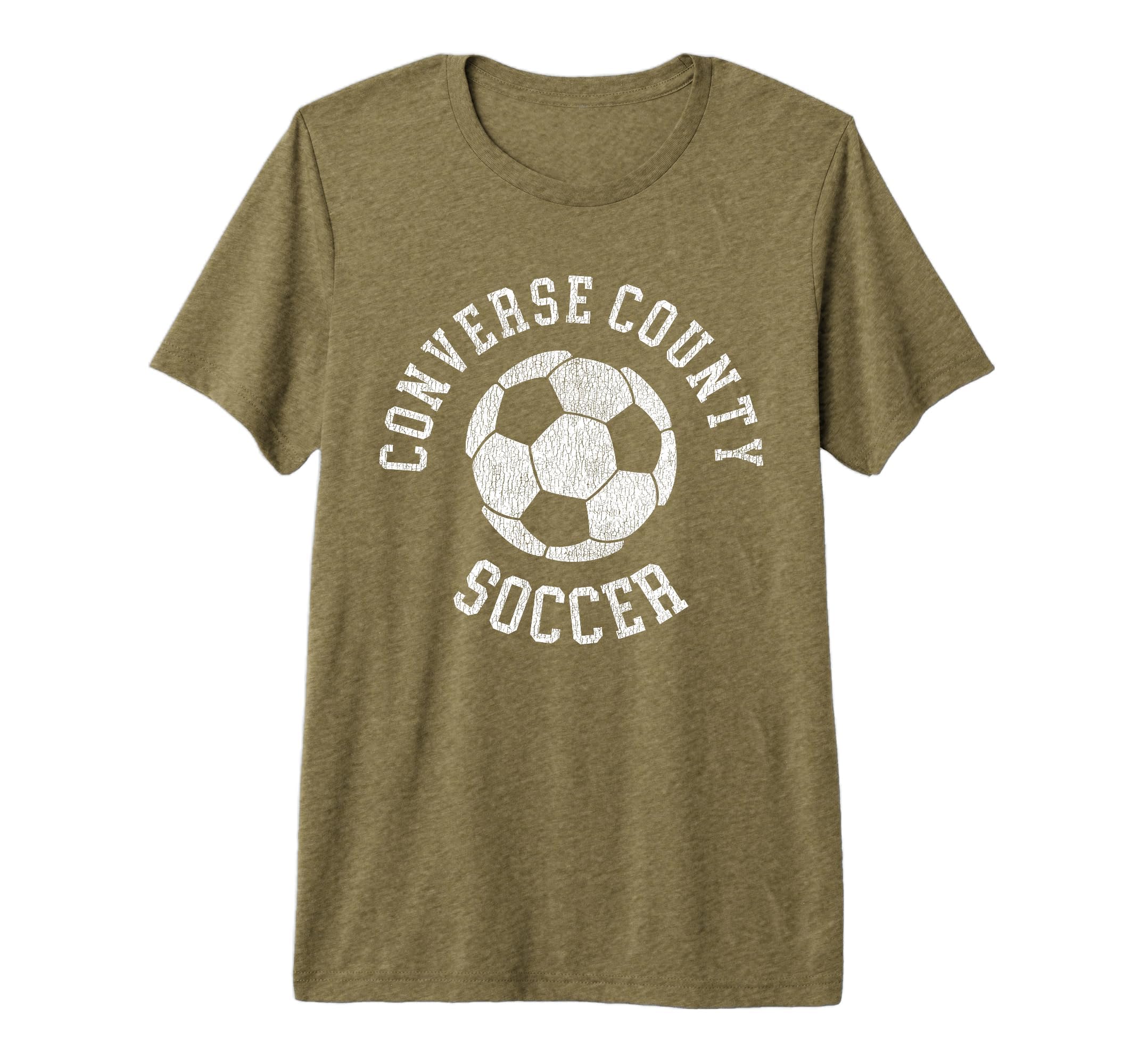 Converse County Soccer Distressed T-Shirt - Casual Everyday Wear Men Women - T-Shirt, Sweatshirt, Hoodie