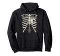 Ribcage Halloween Soccer Player Hoodie - Aesthetic Graphic for Adults - T-Shirt, Sweatshirt, Hoodie