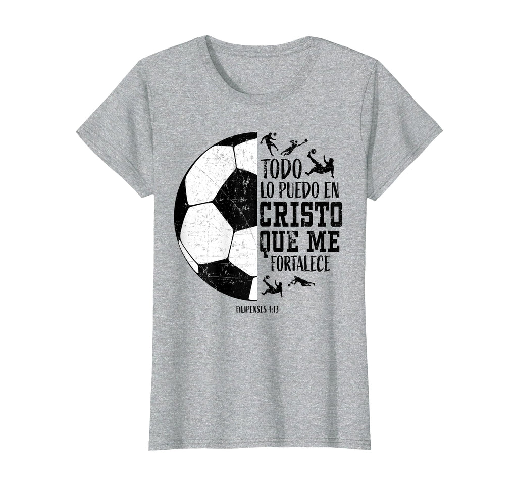 Todo Lo Puedo En Cristo Que Me T-Shirt - Minimalist Print for Adults - T-Shirt, Sweatshirt, Hoodie
