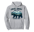 Hiking Camping Great Smoky Mountains Hoodie - Minimalist Print Men Women - T-Shirt, Sweatshirt, Hoodie