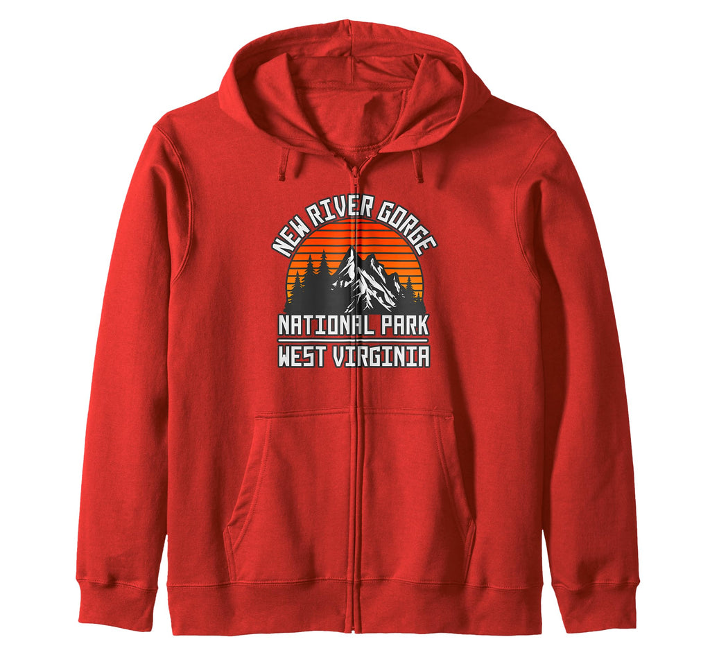 New River Gorge National Park West Hoodie - Graphic Print Men Women - T-Shirt, Sweatshirt, Hoodie