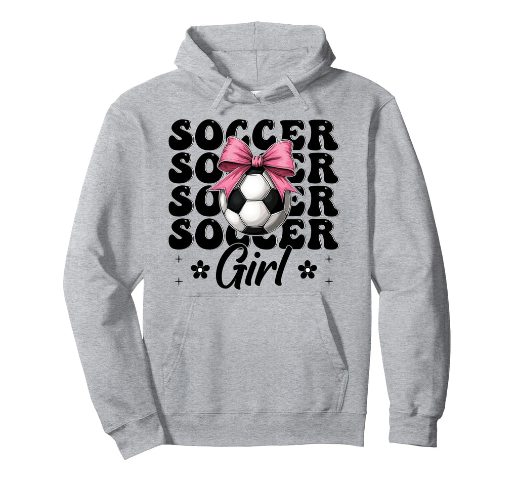Soccer Soccer Mom Coquette Hoodie - Fun Novelty Design Unisex - T-Shirt, Sweatshirt, Hoodie