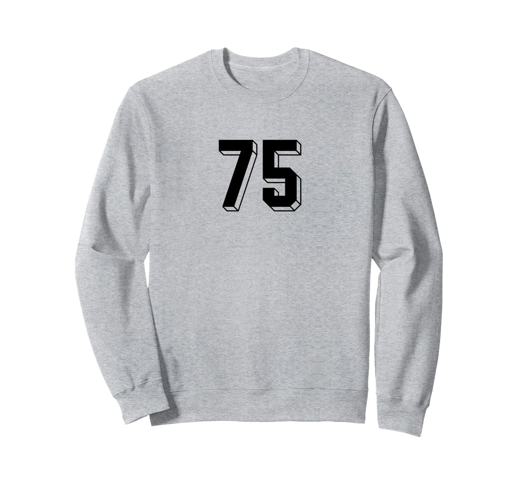 Number 75 80S 90S Soccer Team Jersey Sweatshirt - Trendy Graphic Unisex - T-Shirt, Sweatshirt, Hoodie