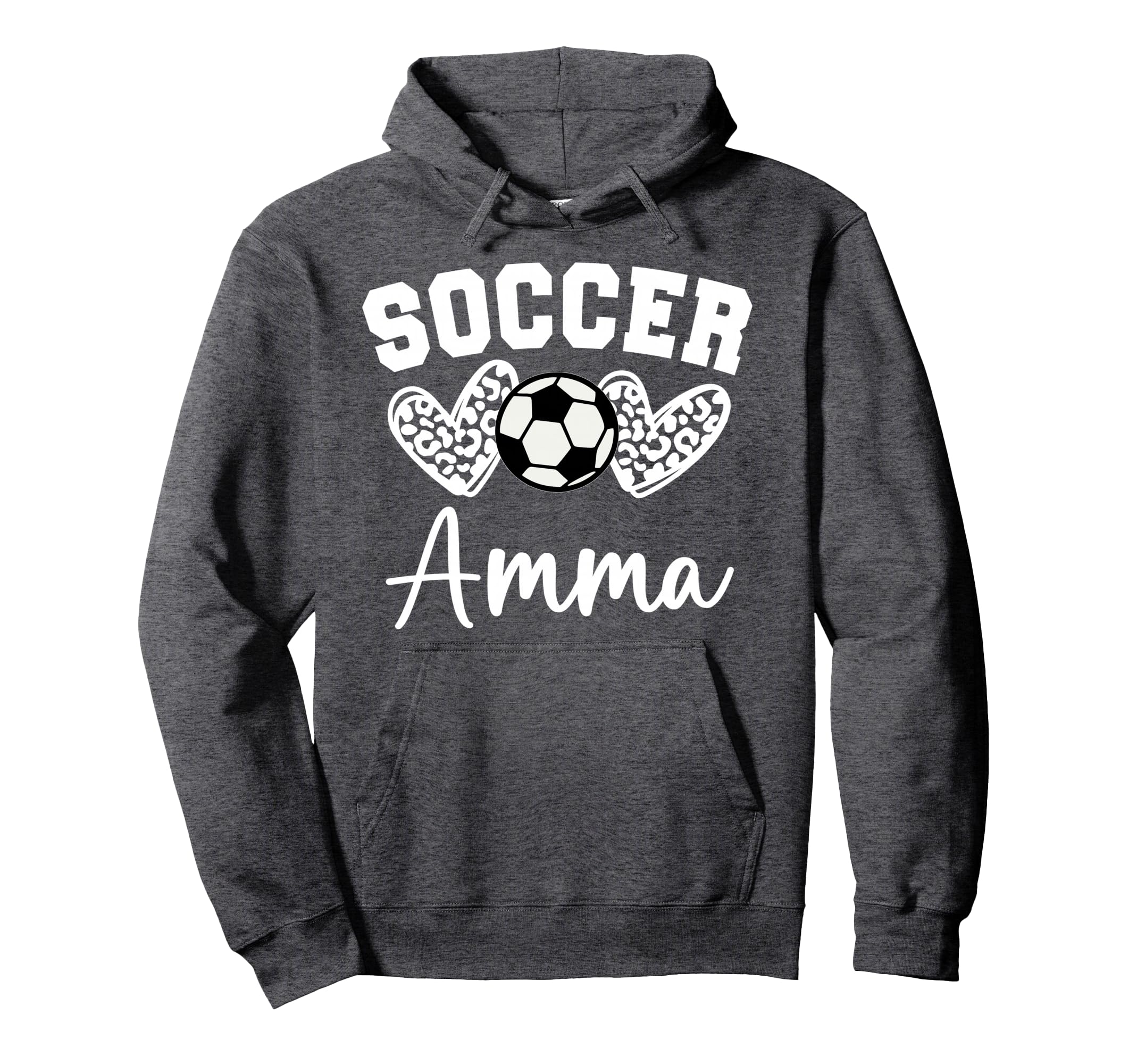 Soccer Amma Matching Family Soccer Hoodie - Trendy Graphic for Adults - T-Shirt, Sweatshirt, Hoodie