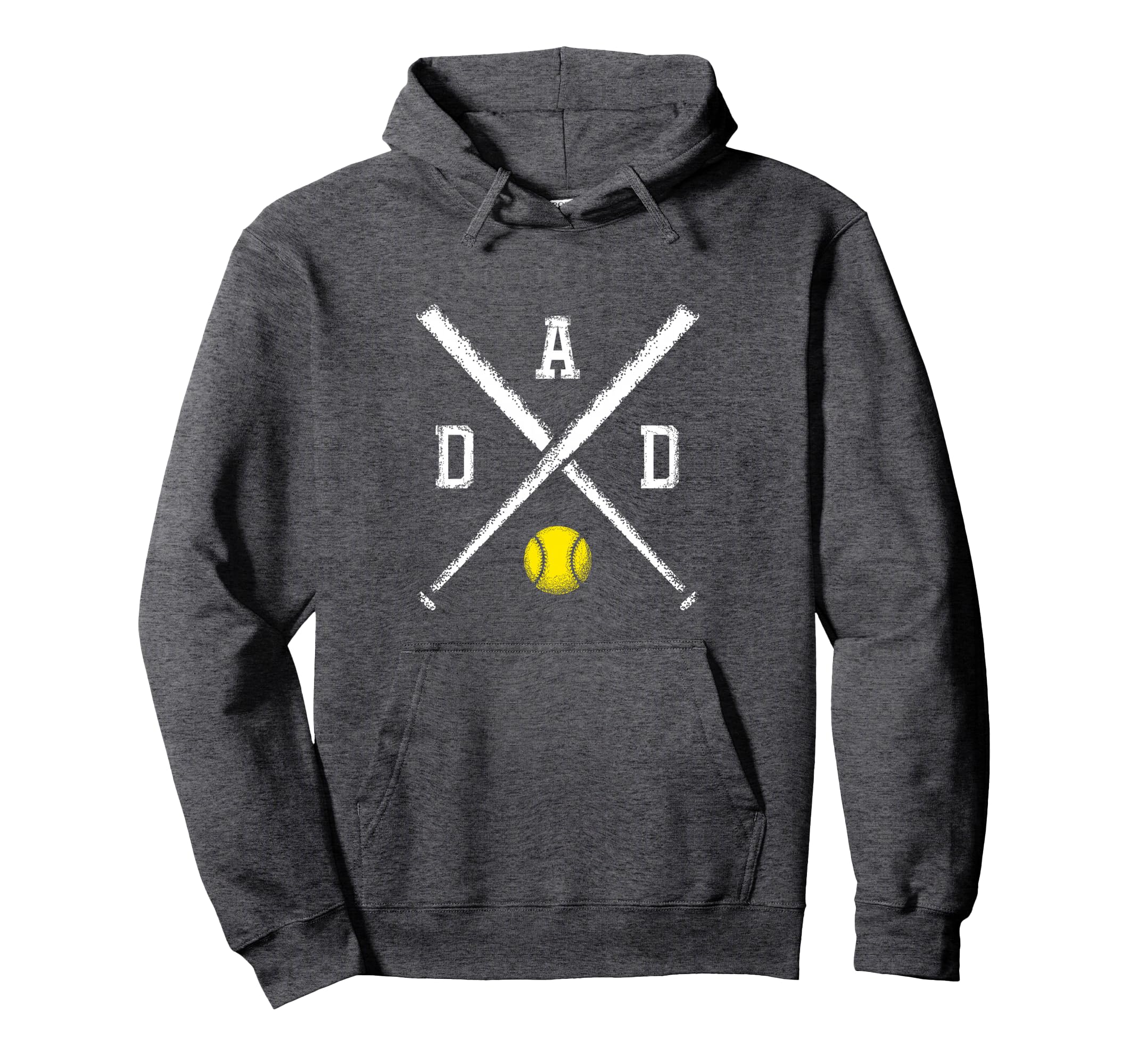 Softball Dad Game Day Hoodie - Novelty Apparel for Adults - T-Shirt, Sweatshirt, Hoodie