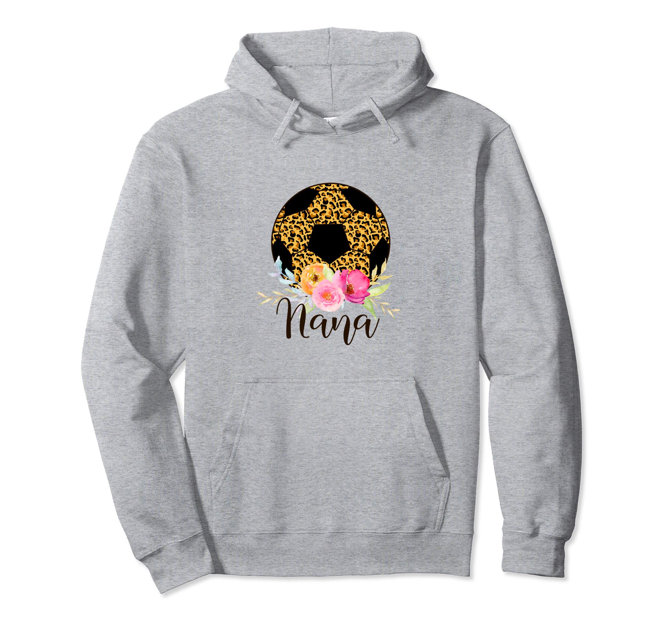 Nana Soccer Gift Leopard Tops Hoodie - Minimalist Print Unisex - T-Shirt, Sweatshirt, Hoodie