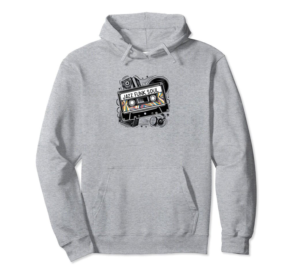 Mix Tape Cassette Jazz Funk Soul Music Hoodie - Aesthetic Graphic Unisex - T-Shirt, Sweatshirt, Hoodie