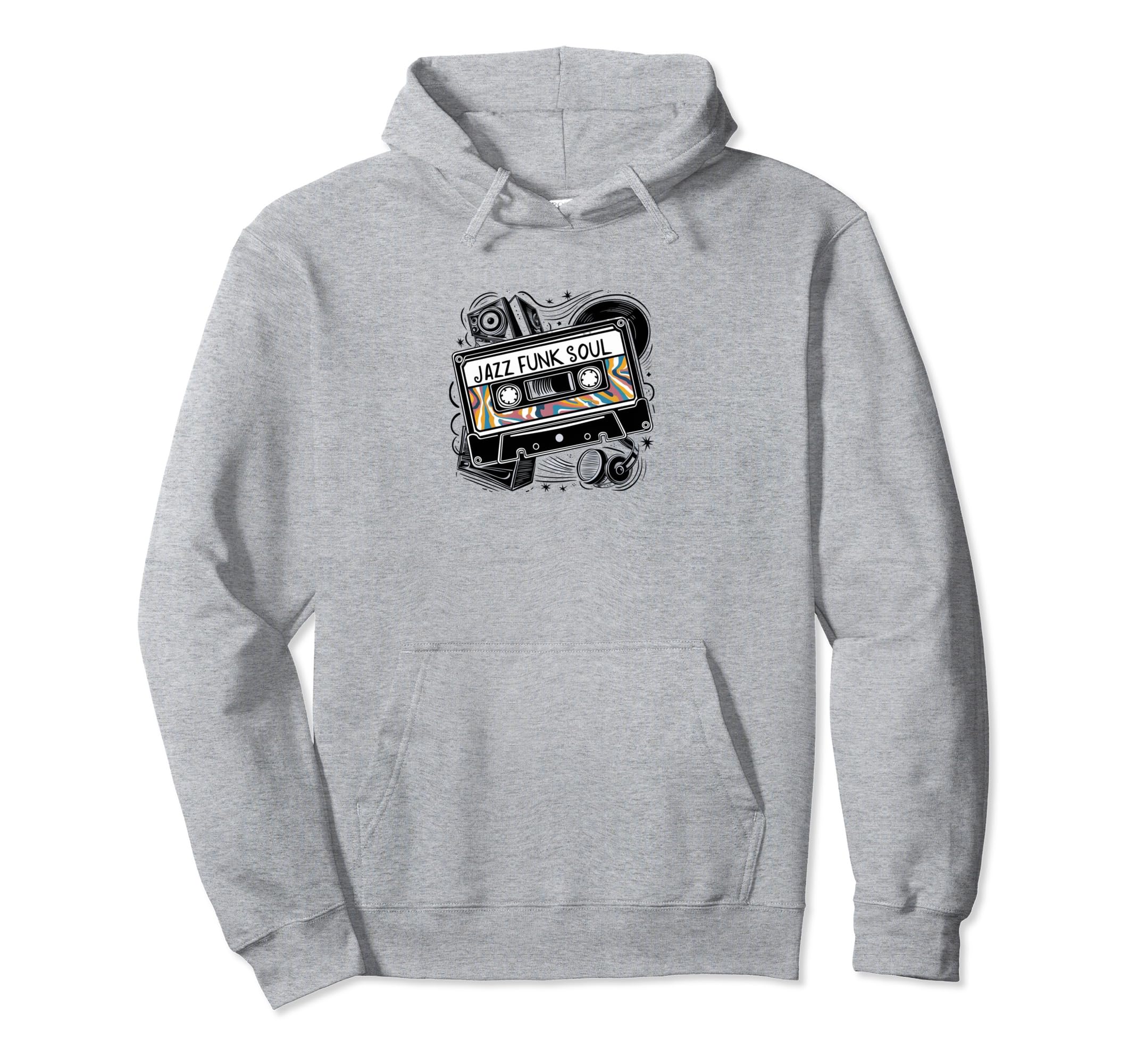 Mix Tape Cassette Jazz Funk Soul Music Hoodie - Aesthetic Graphic Unisex - T-Shirt, Sweatshirt, Hoodie