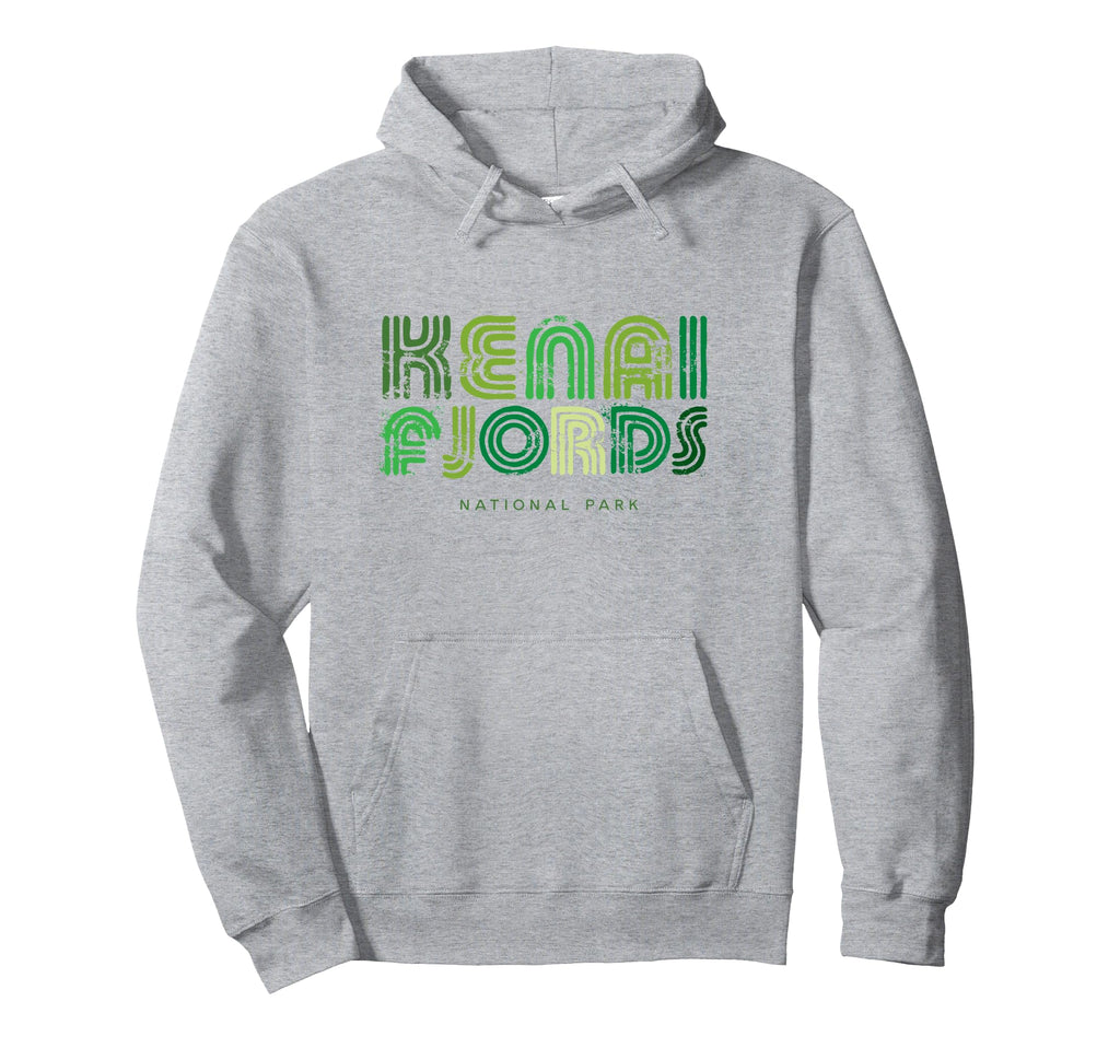 Kenai Fjords National Park 70S 80S Type Hoodie - Trendy Graphic for Adults - T-Shirt, Sweatshirt, Hoodie