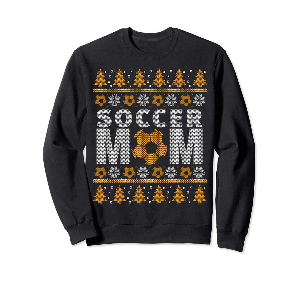 Orange And White Soccer Mom Ugly Sweatshirt - Fun Novelty Design Unisex - T-Shirt, Sweatshirt, Hoodie