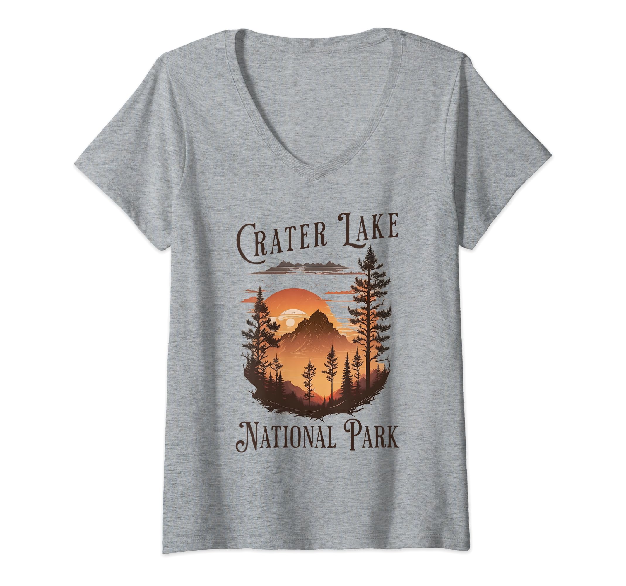 Crater Lake National Park Oregon Usa T-Shirt - Minimalist Print Men Women - T-Shirt, Sweatshirt, Hoodie