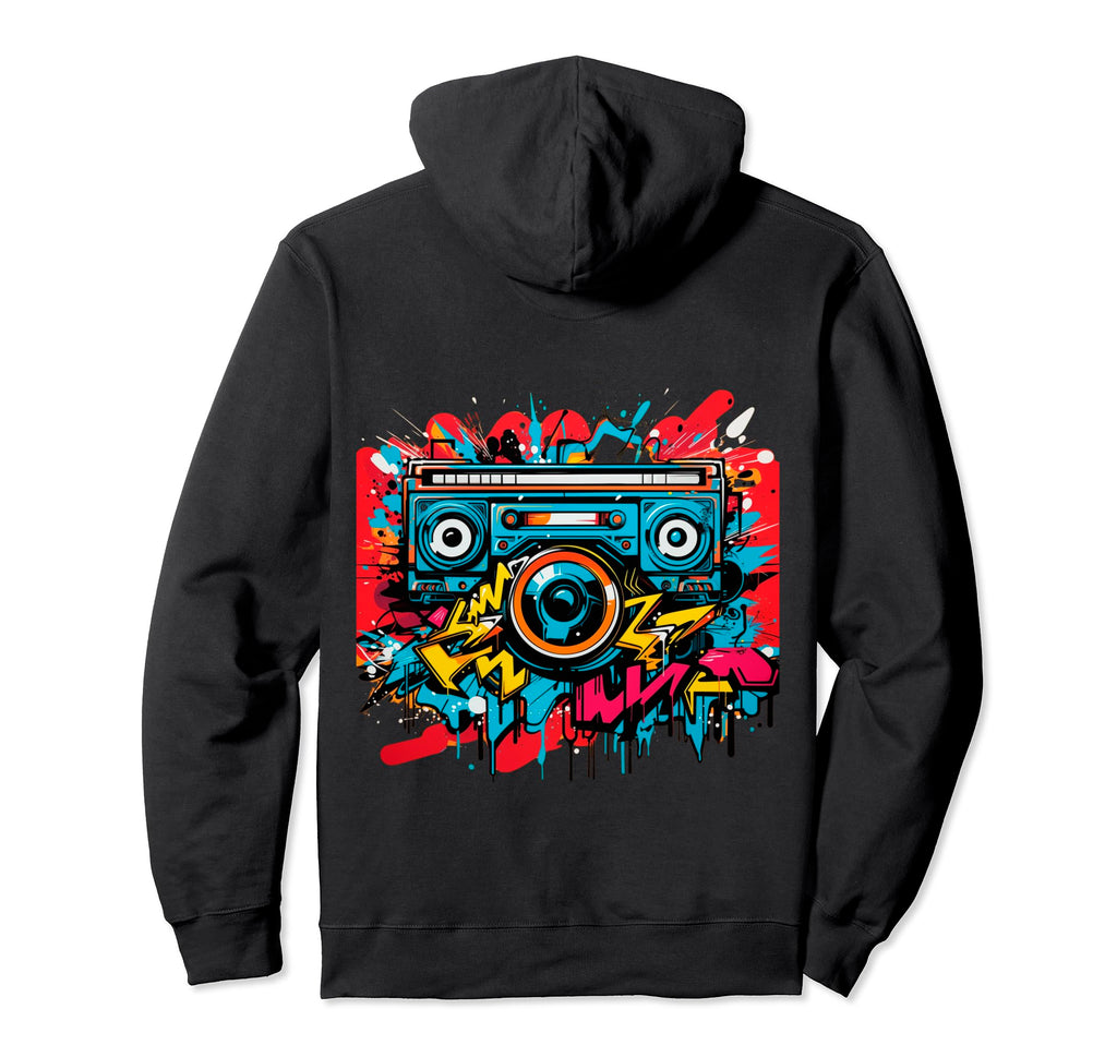 Urban Hip Hop Old School 80S 90S Hoodie - Aesthetic Graphic for Adults - T-Shirt, Sweatshirt, Hoodie