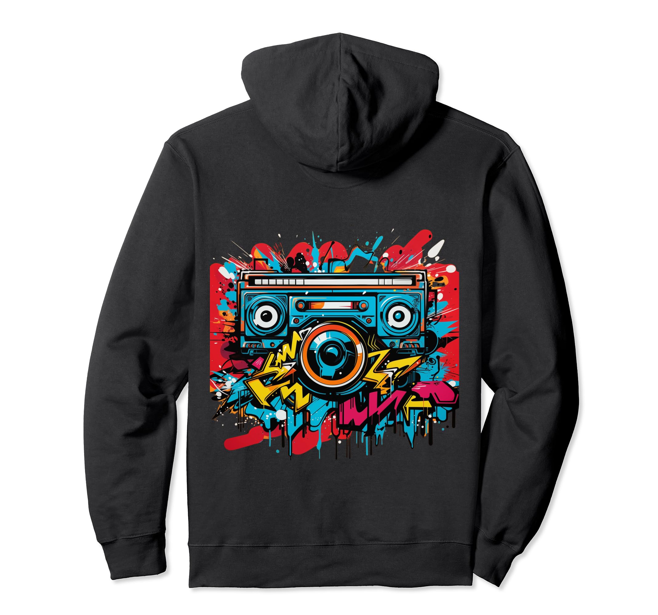 Urban Hip Hop Old School 80S 90S Hoodie - Aesthetic Graphic for Adults - T-Shirt, Sweatshirt, Hoodie