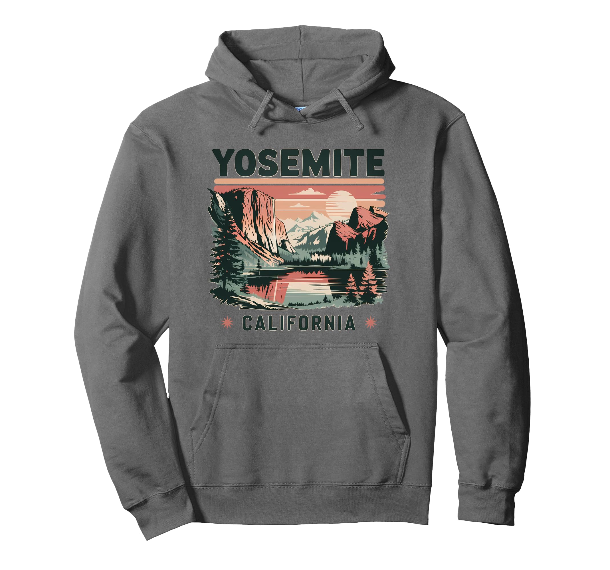 Yosemite Falls California National Hoodie - Fun Novelty Design Men Women - T-Shirt, Sweatshirt, Hoodie