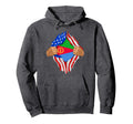 Eritrean Blood Inside Me Eritrea Flag Hoodie - Custom Art Print Men Women - T-Shirt, Sweatshirt, Hoodie