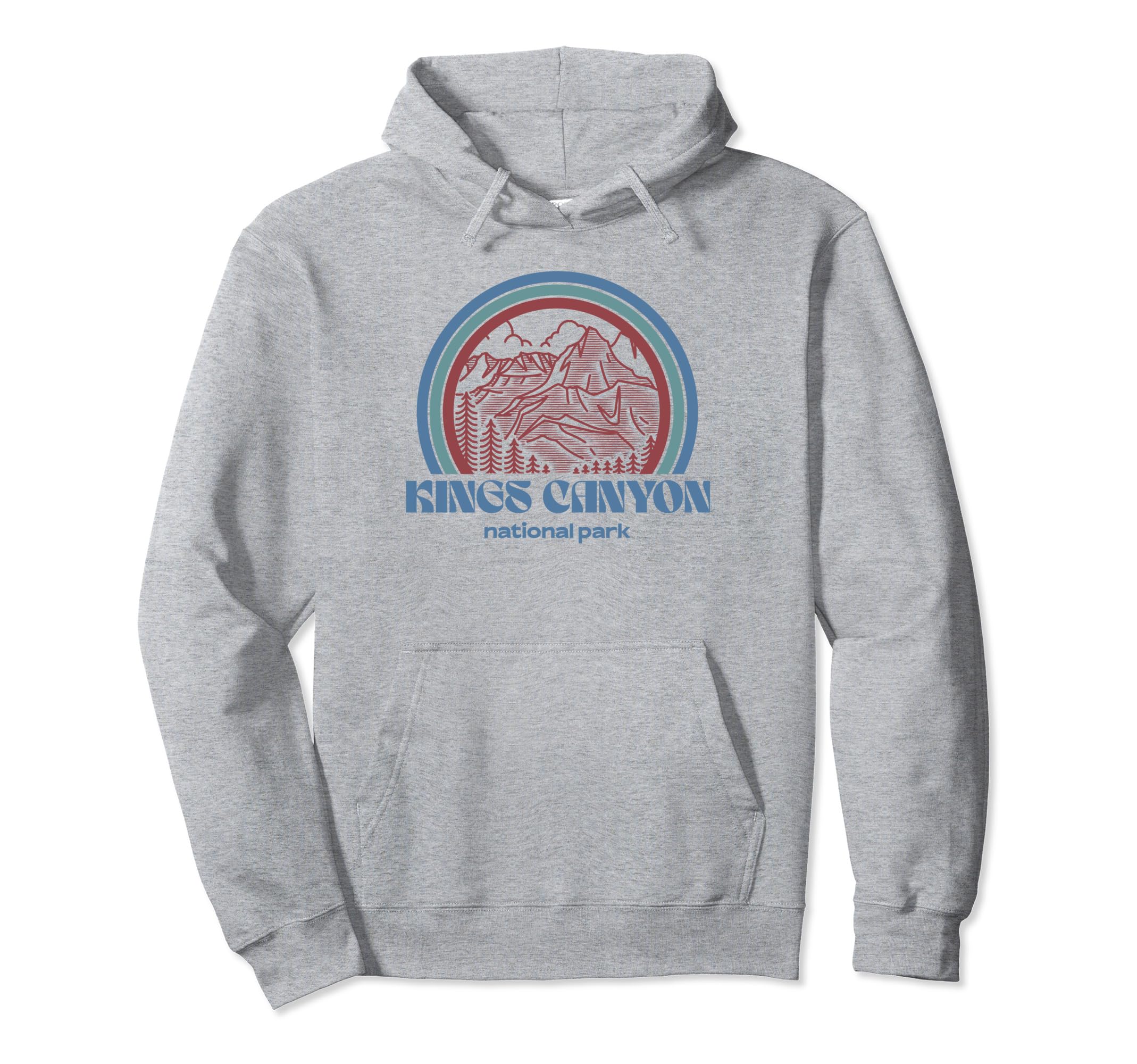 Kings Canyon National Park Outdoor Hoodie - Custom Art Print Men Women - T-Shirt, Sweatshirt, Hoodie