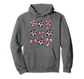 Soccer Ball Coquette Bow Game Day Hoodie - Aesthetic Graphic for Adults - T-Shirt, Sweatshirt, Hoodie