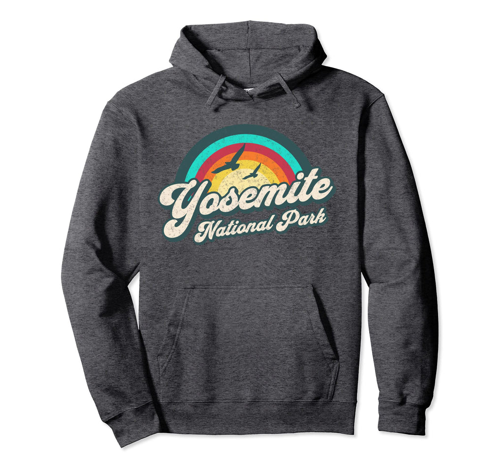 Yosemite National Park California 70S Hoodie - Custom Art Print Men Women - T-Shirt, Sweatshirt, Hoodie