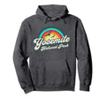 Yosemite National Park California 70S Hoodie - Custom Art Print Men Women - T-Shirt, Sweatshirt, Hoodie