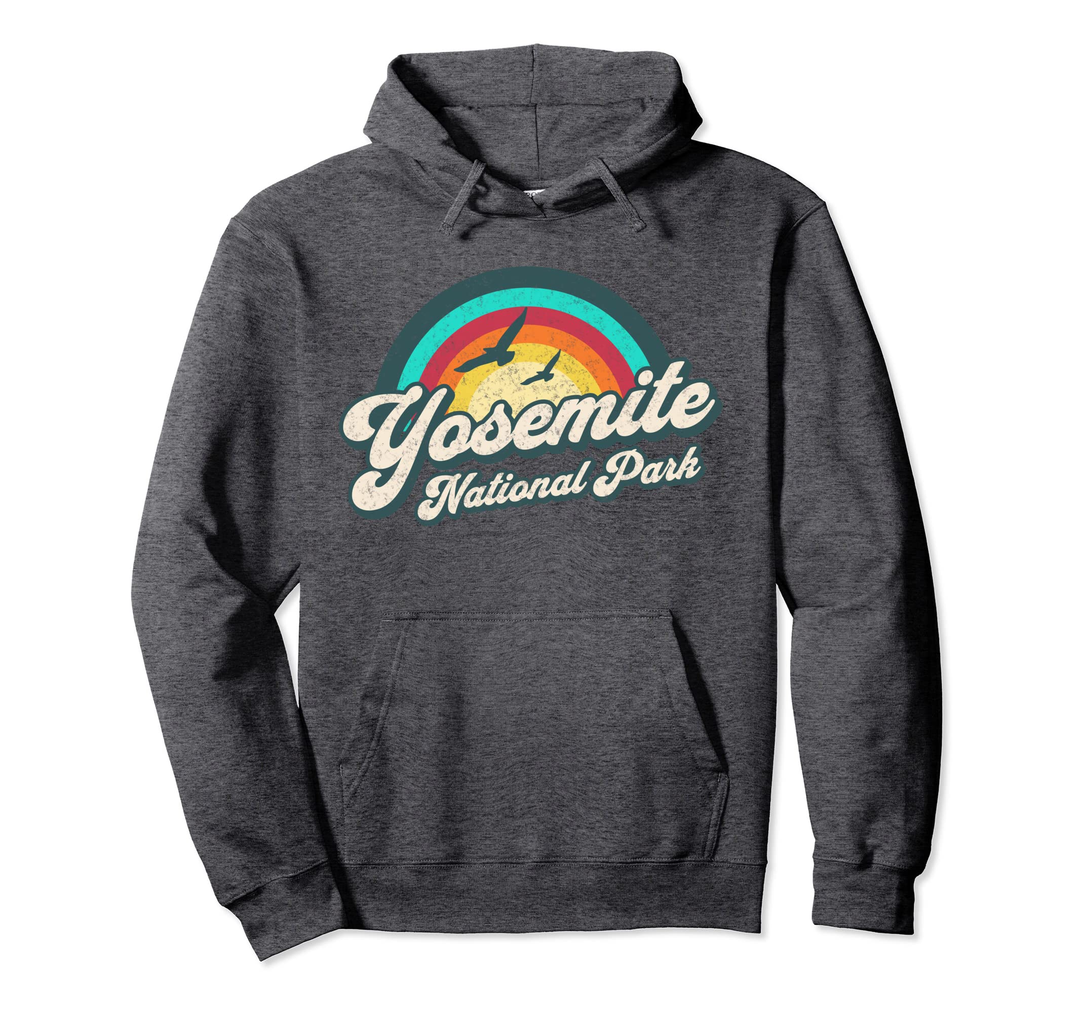 Yosemite National Park California 70S Hoodie - Custom Art Print Men Women - T-Shirt, Sweatshirt, Hoodie