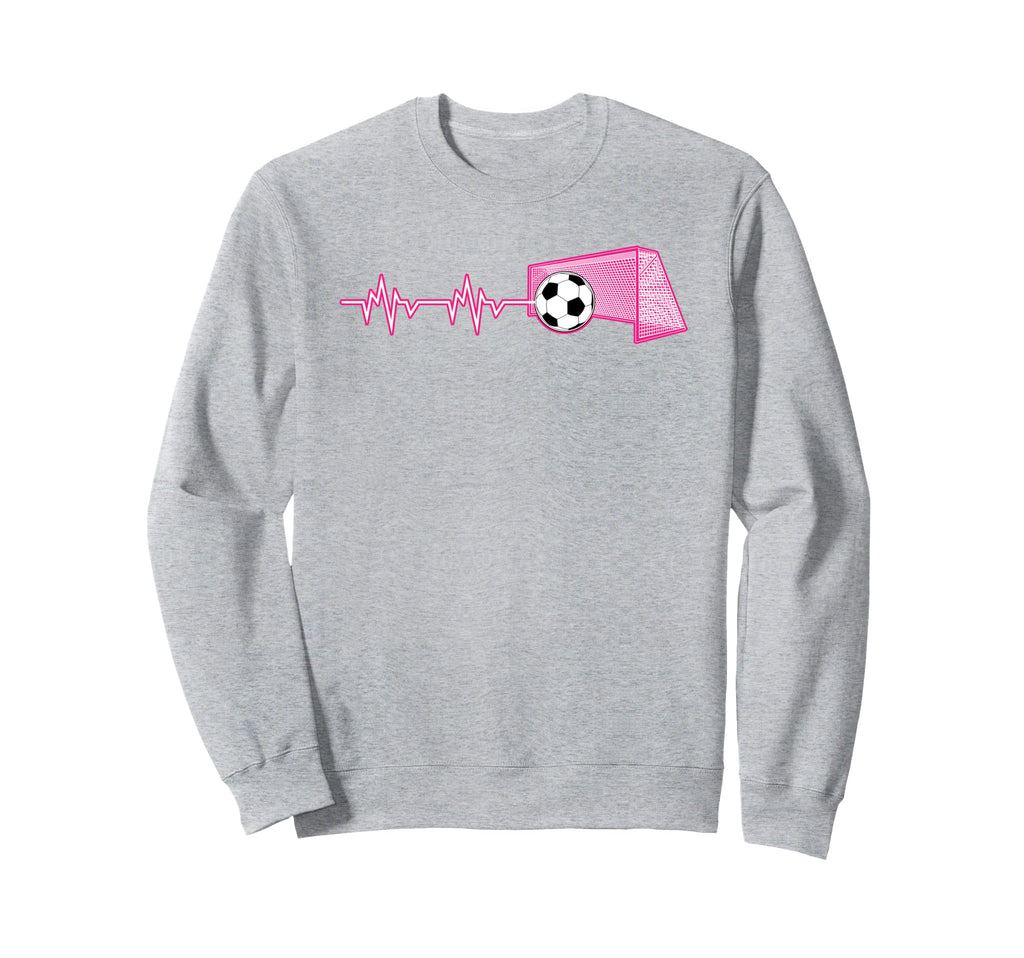 Heartbeat Football Soccer Goalie Sweatshirt - Fun Novelty Design Men Women - T-Shirt, Sweatshirt, Hoodie
