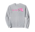 Heartbeat Football Soccer Goalie Sweatshirt - Fun Novelty Design Men Women - T-Shirt, Sweatshirt, Hoodie