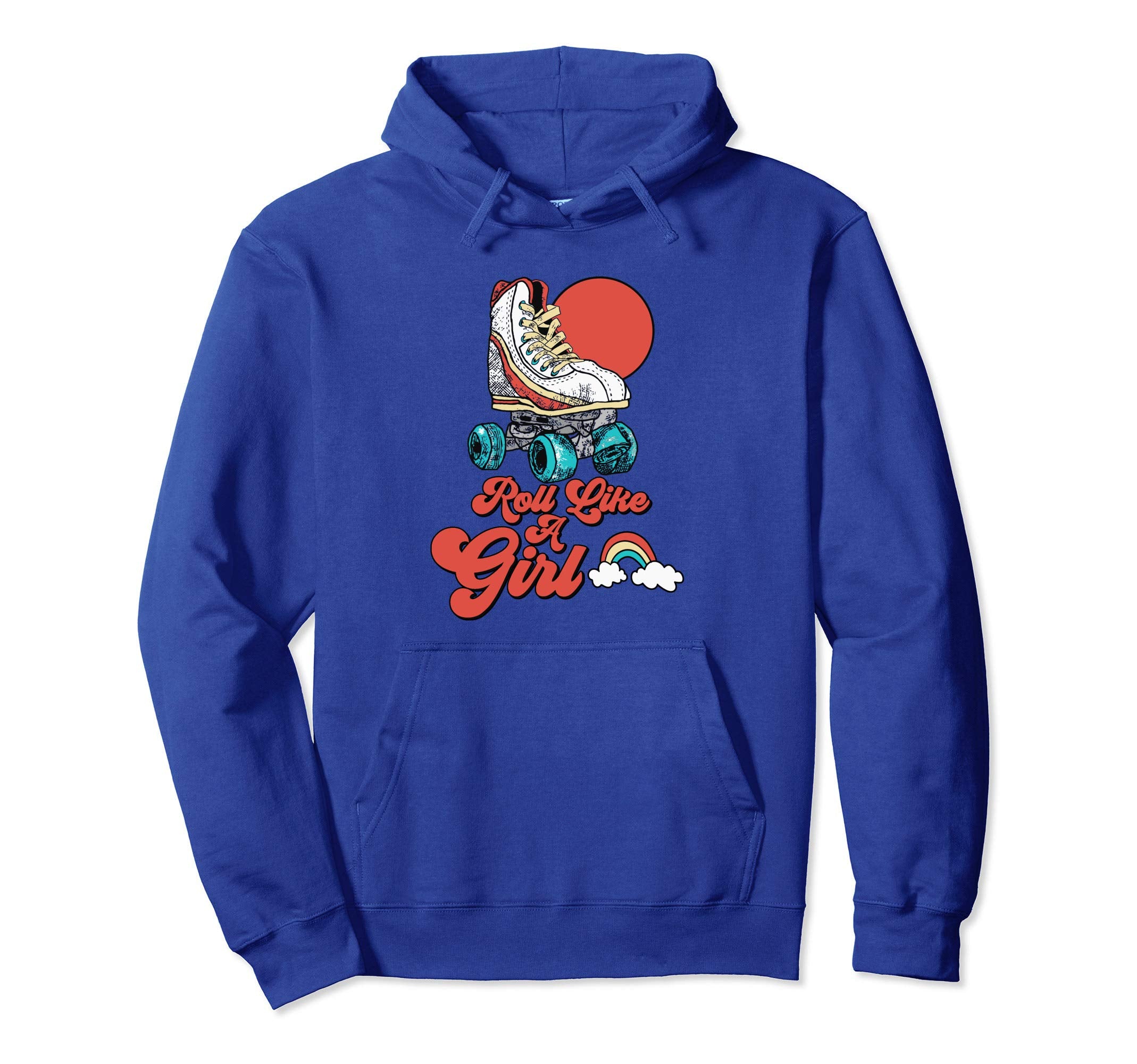 Roll Like Minimalist Roller Skate Hoodie - Unique Graphic for Adults - T-Shirt, Sweatshirt, Hoodie