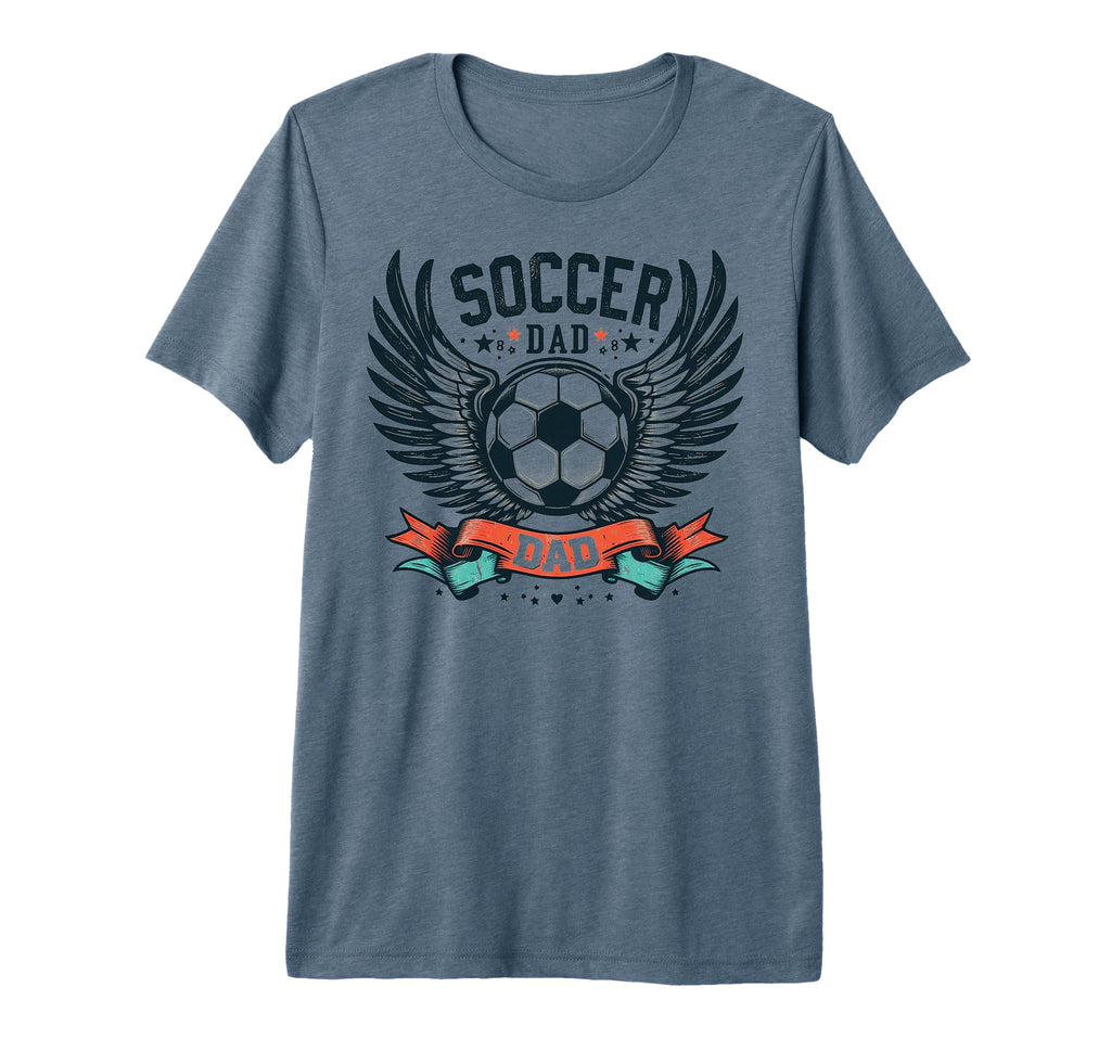 Soccer Dad Family Matching Dad Fathers T-Shirt - Custom Art Print Unisex - T-Shirt, Sweatshirt, Hoodie
