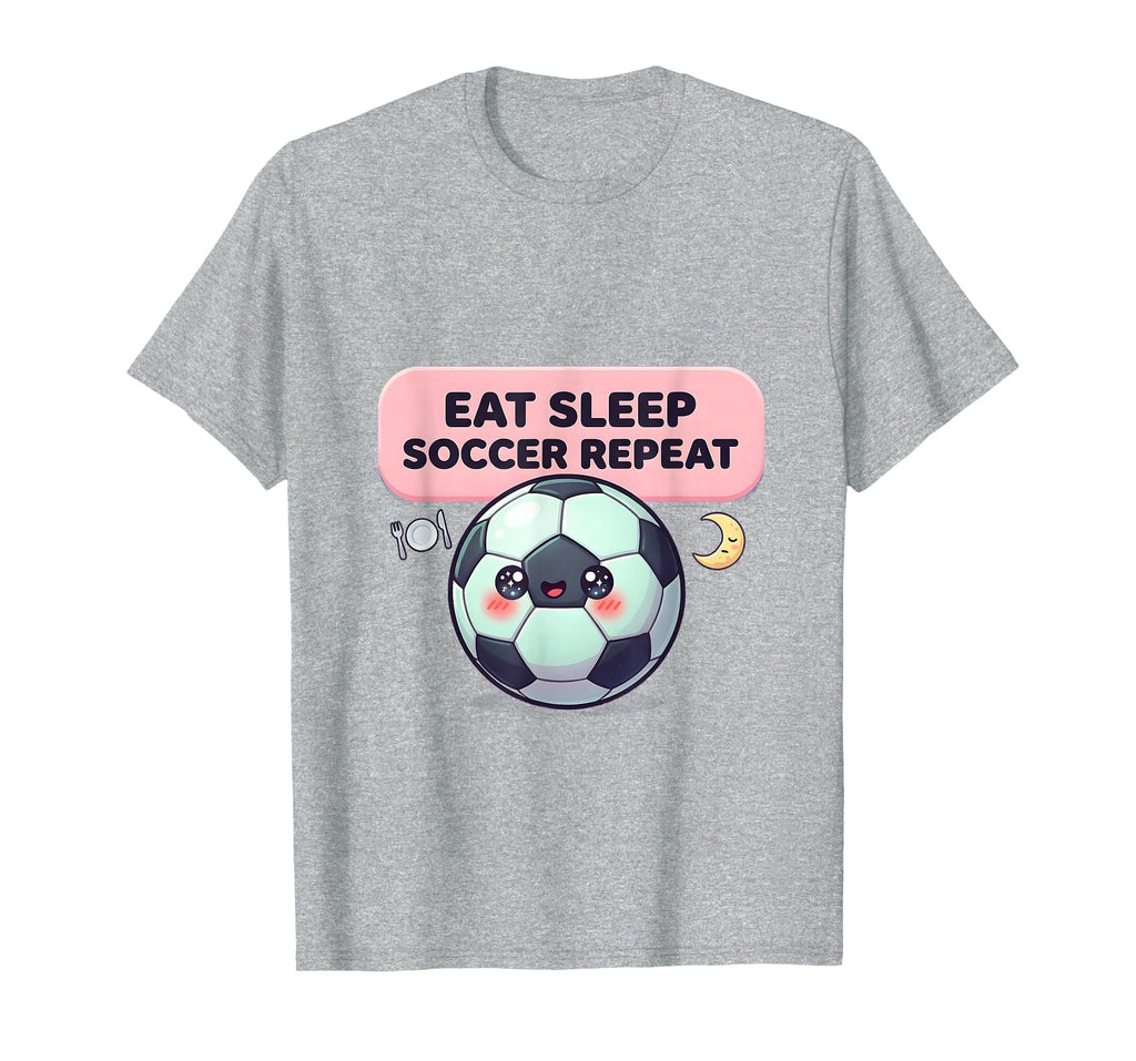 Eat Sleep Soccer Repeat Soccer Mom T-Shirt - Minimalist Print Men Women - T-Shirt, Sweatshirt, Hoodie