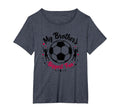 Soccer Sister My Brothers Biggest Fan T-Shirt - Aesthetic Graphic Unisex - T-Shirt, Sweatshirt, Hoodie