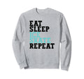 Eat Sleep Skate Repeat Ice Skate Sweatshirt - Streetwear Style Men Women - T-Shirt, Sweatshirt, Hoodie