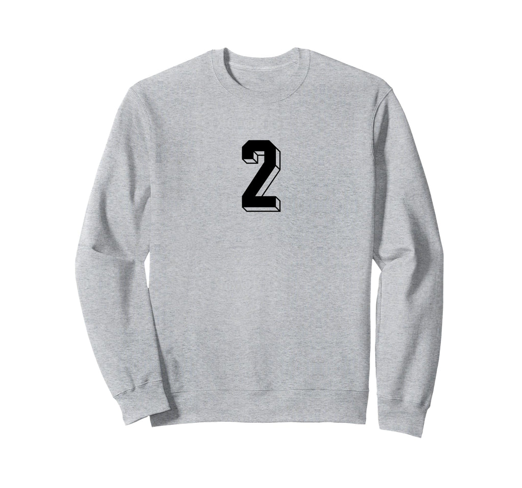 Number 2 80S 90S Soccer Team Jersey Sweatshirt - Custom Art Print Unisex - T-Shirt, Sweatshirt, Hoodie